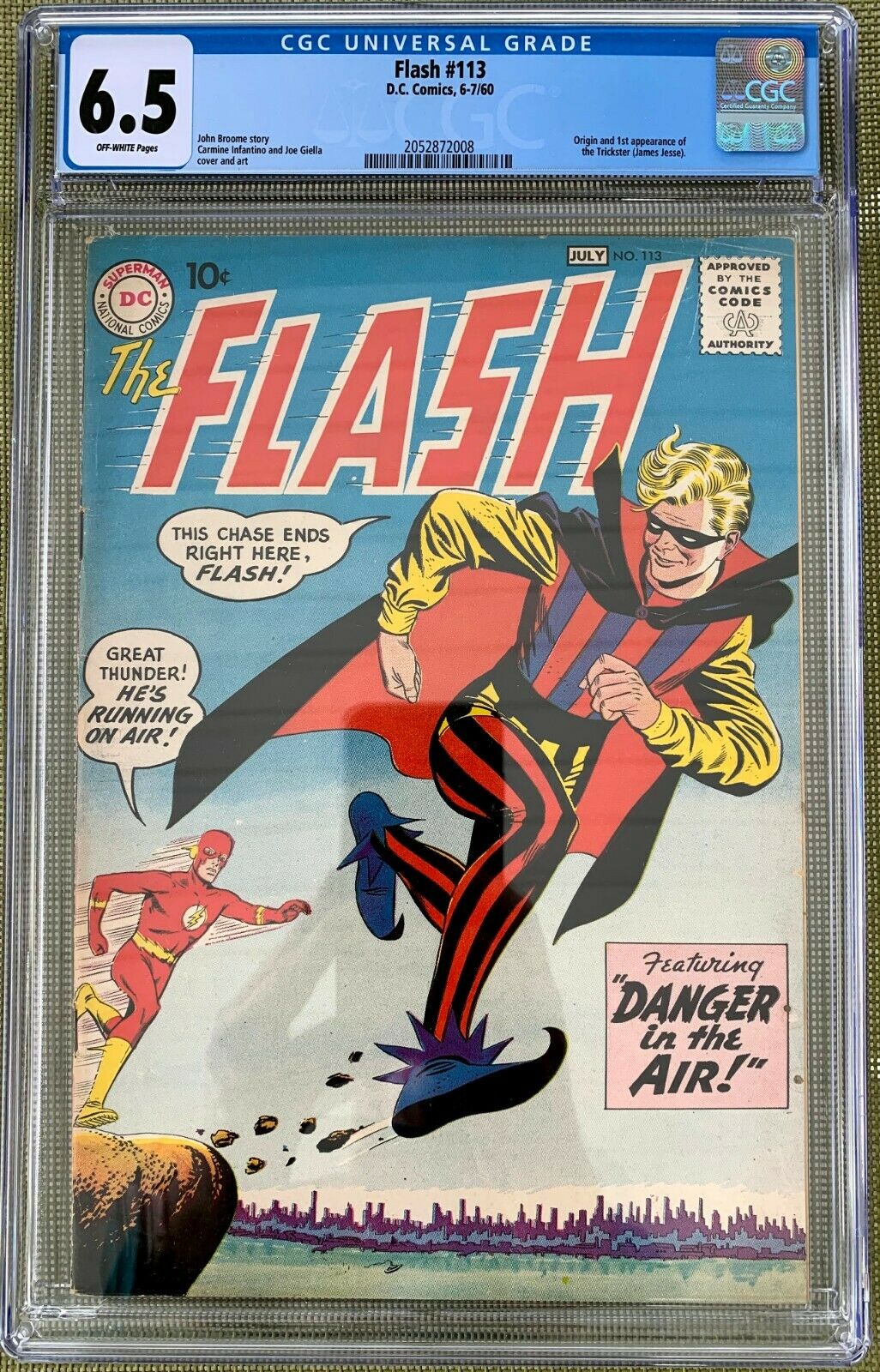 Flash #113 CGC 6.5 ow