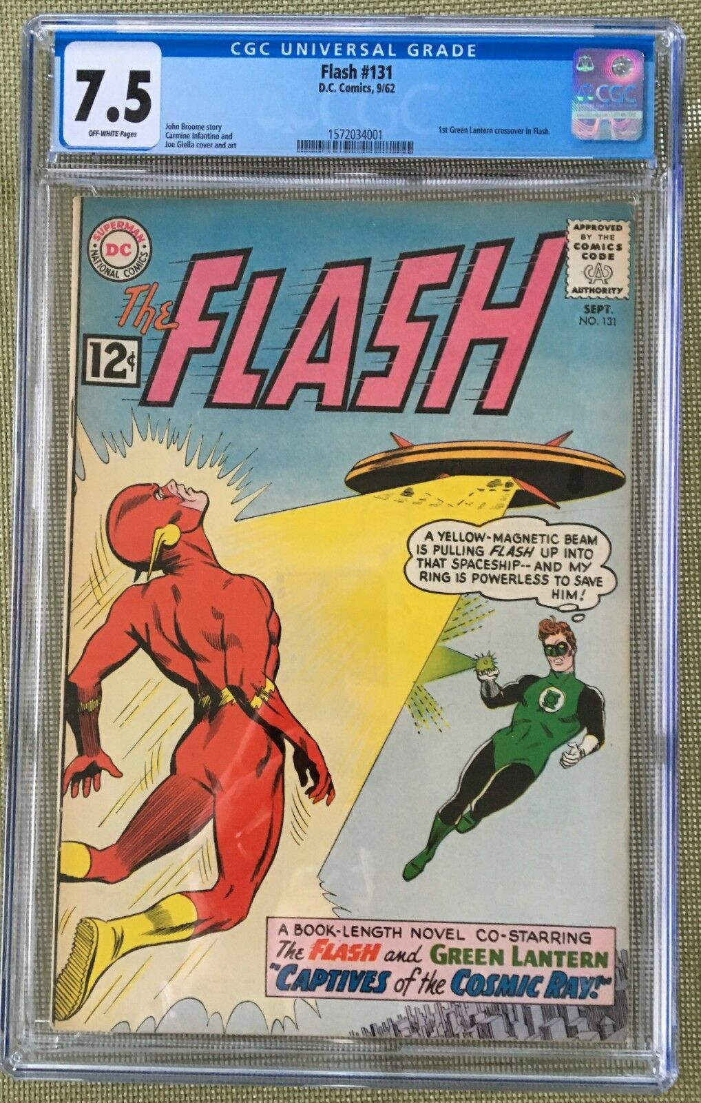 Flash #131 CGC 7.5 ow