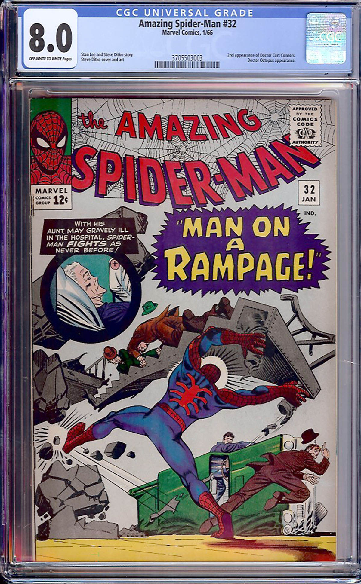 Amazing Spider-Man #32 CGC 8.0 ow/w