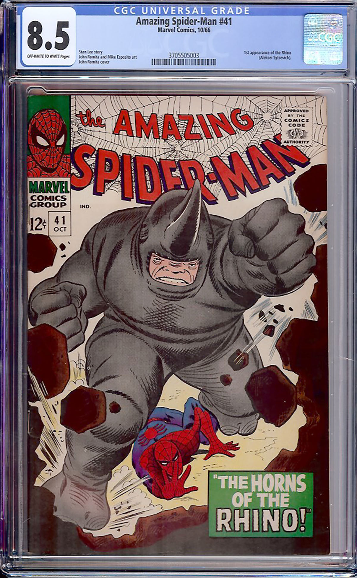 Amazing Spider-Man #41 CGC 8.5 ow/w