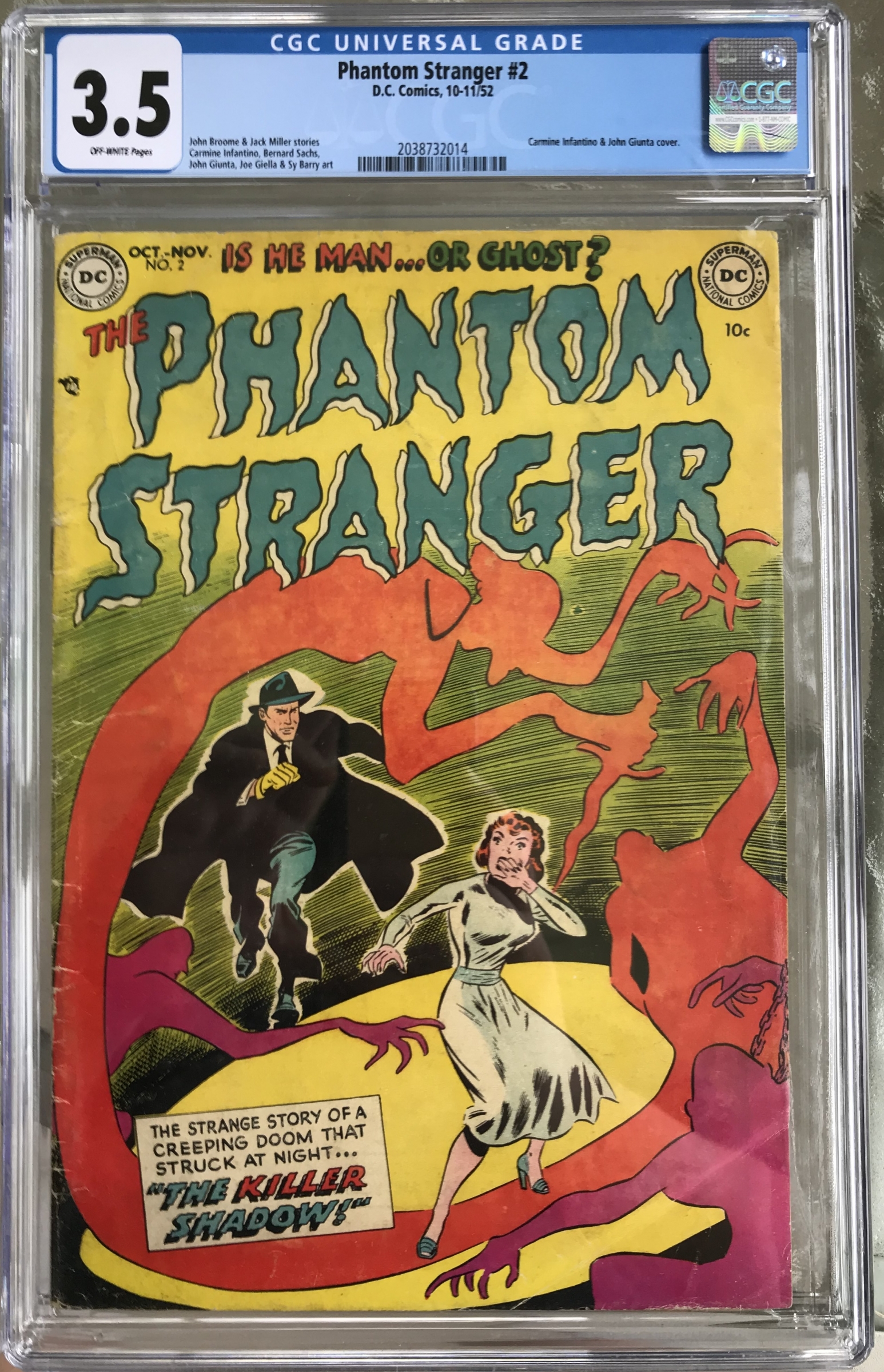 Phantom Stranger #2 CGC 3.5 ow