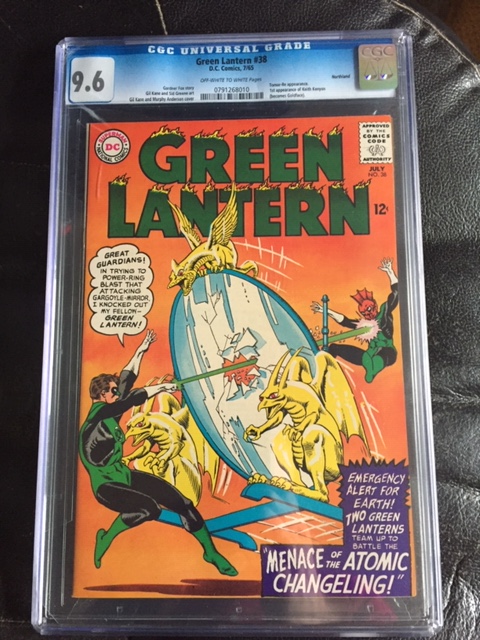 Green Lantern #38 CGC 9.6 ow/w Northland