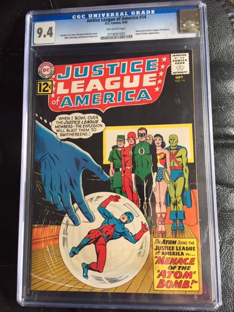Justice League of America #14 CGC 9.4 ow