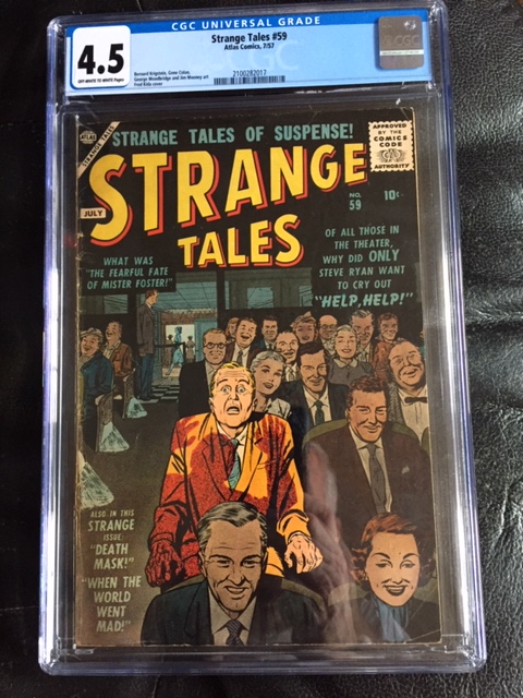 Strange Tales #59 CGC 4.5 ow/w