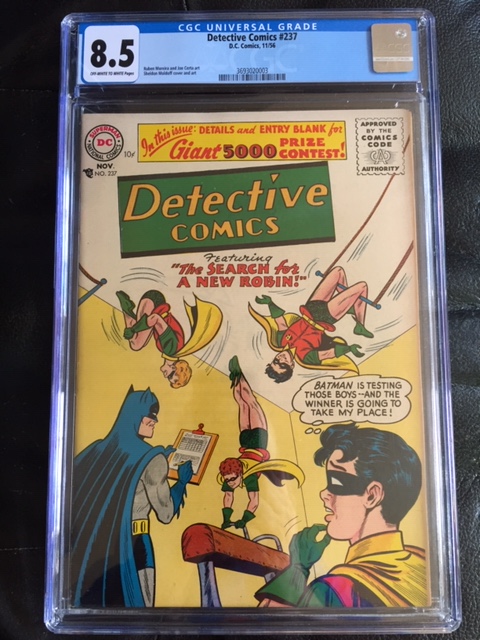 Detective Comics #237 CGC 8.5 ow/w
