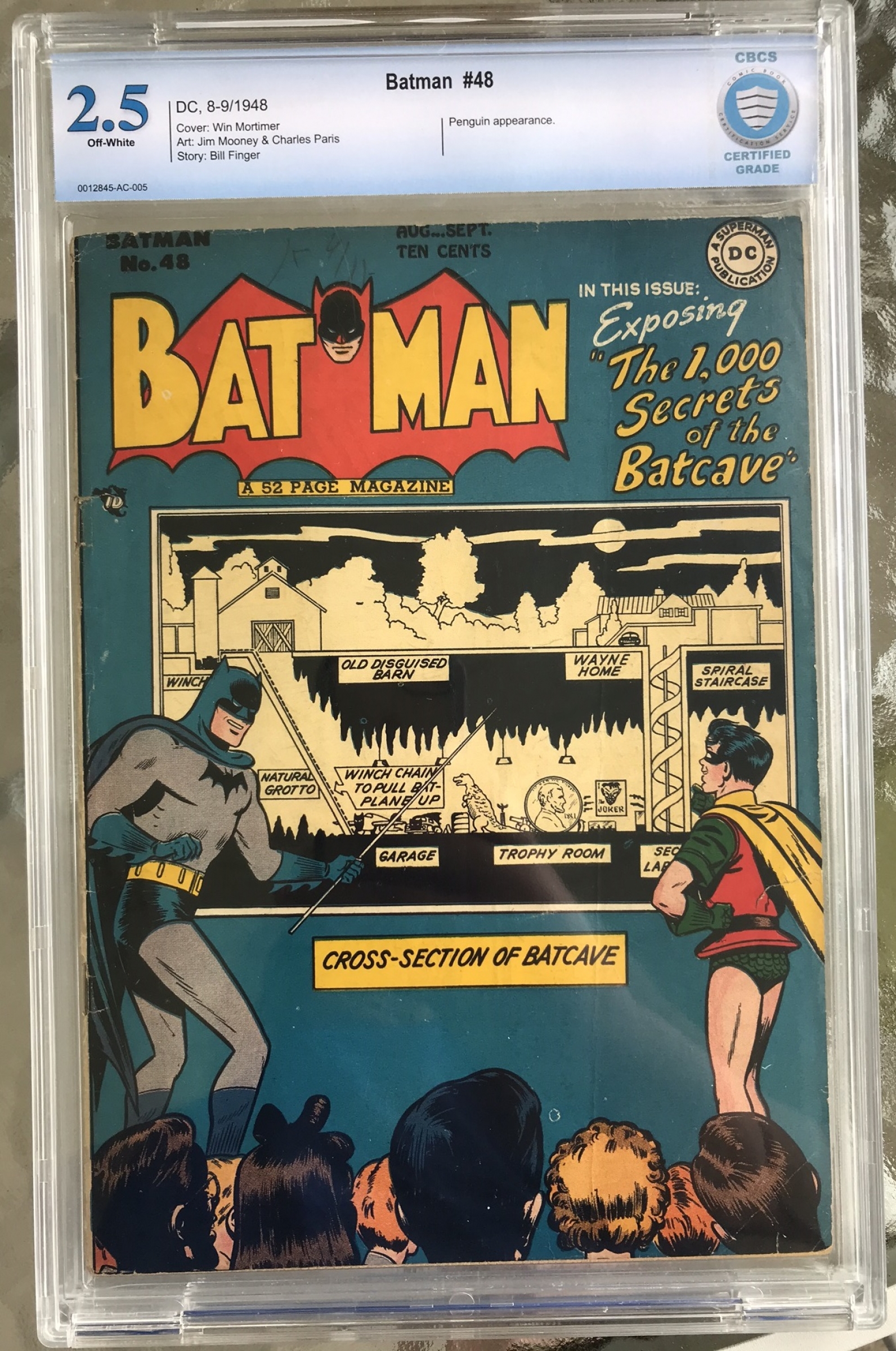 Batman #48 CBCS 2.5 ow