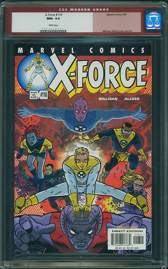 X-Force #116 CGC 9.6 w