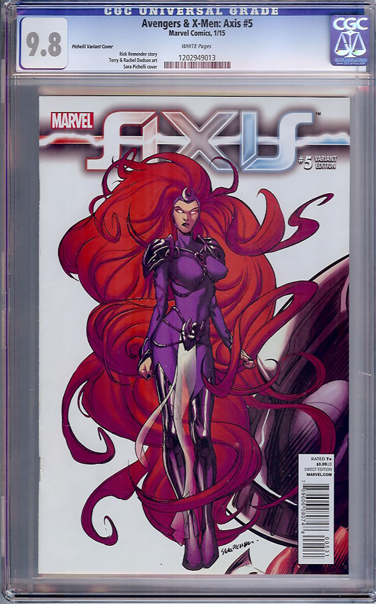 Avengers & X-Men: Axis #5 CGC 9.8 w Pichelli Variant Cover
