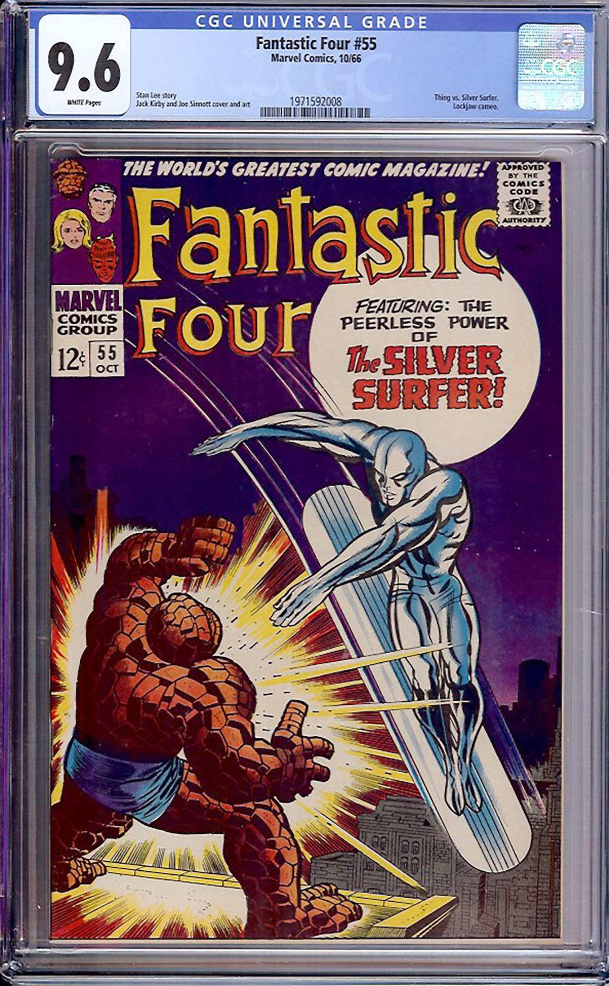 Fantastic Four #55 CGC 9.6 w