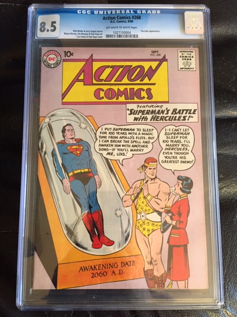 Action Comics #268 CGC 8.5 ow/w