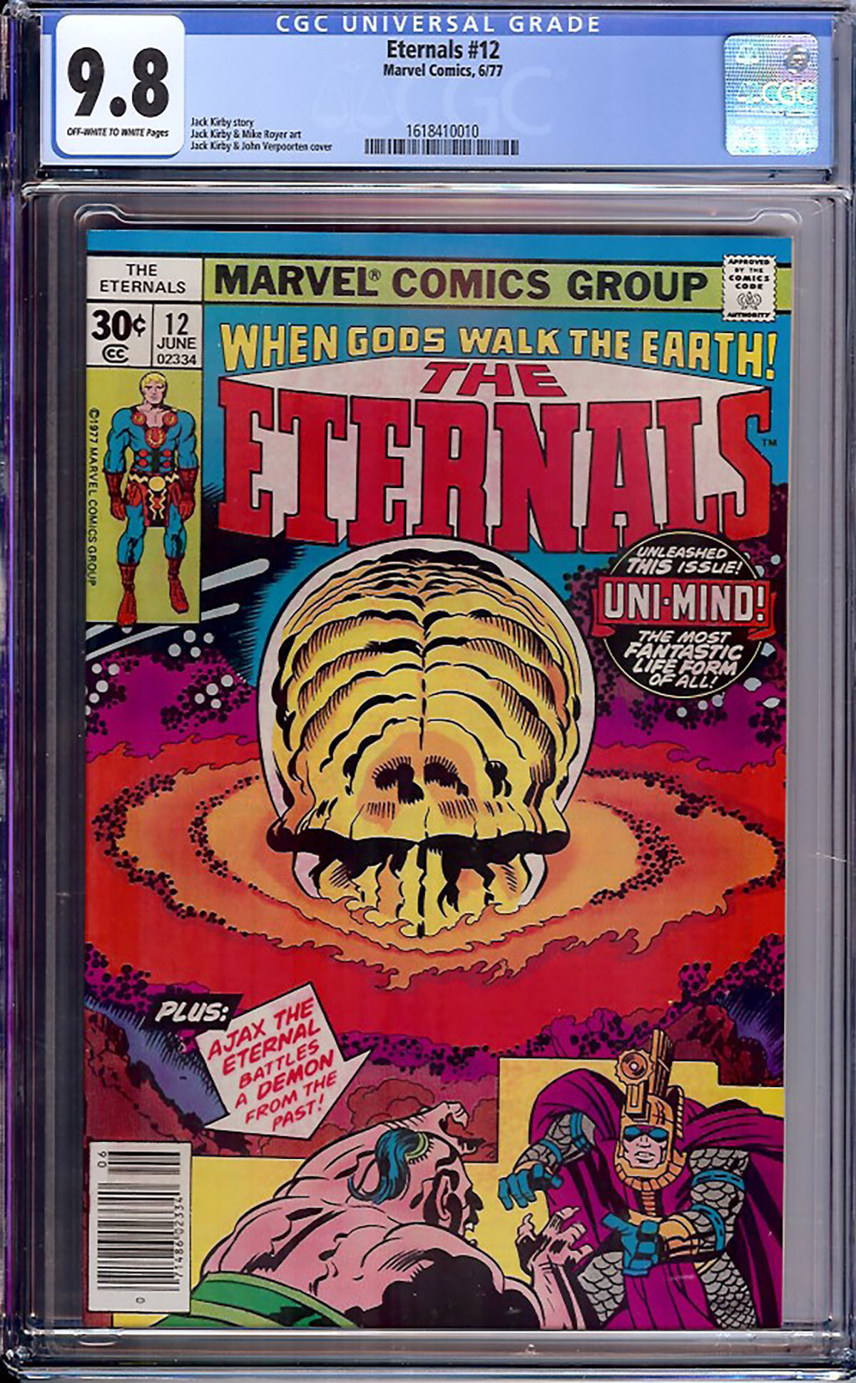 Eternals #12 CGC 9.8 ow/w