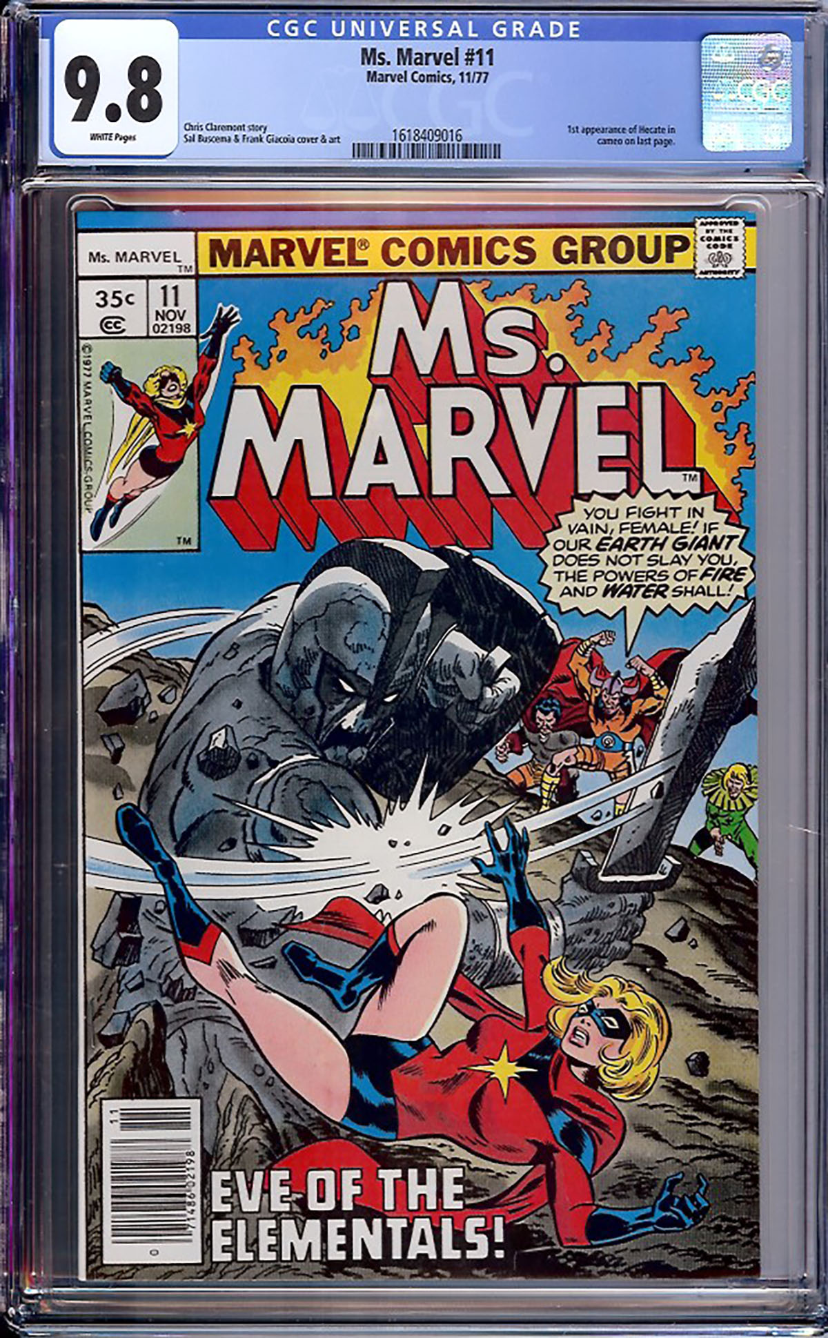 Ms. Marvel #11 CGC 9.8 w