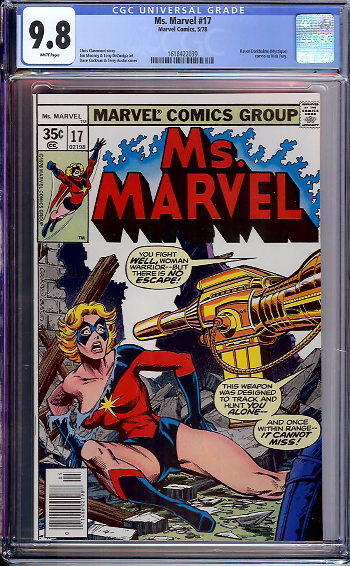 Ms. Marvel #17 CGC 9.8 w