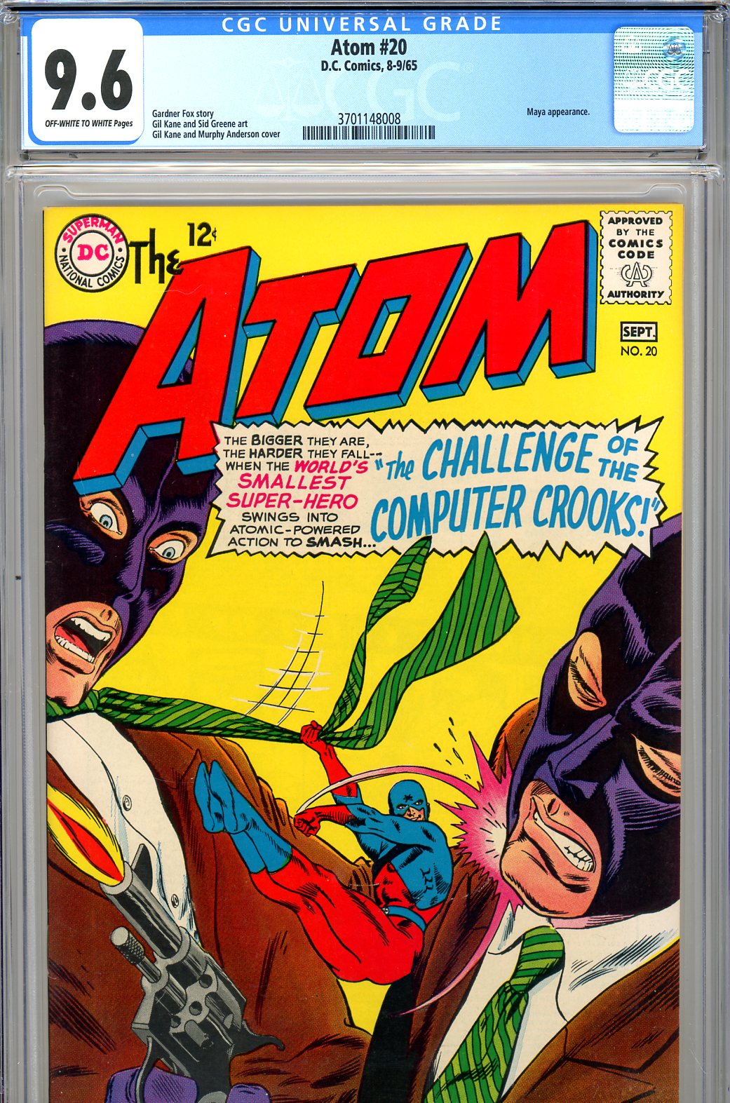 Atom #20 CGC 9.6 ow/w