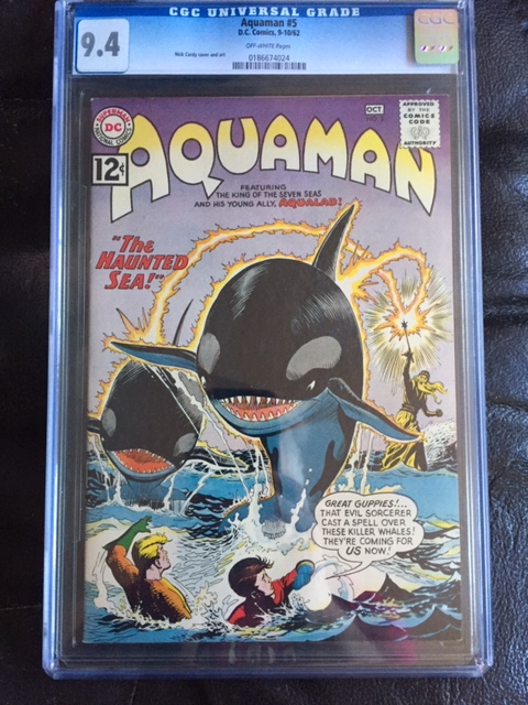 Aquaman #5 CGC 9.4 ow