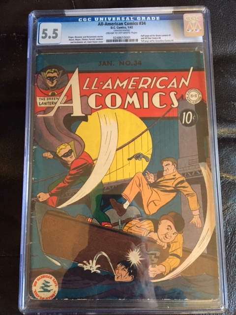 All-American Comics #34 CGC 5.5 cr/ow