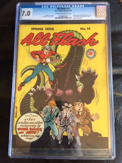 All-Flash #14 CGC 7.0 ow/w