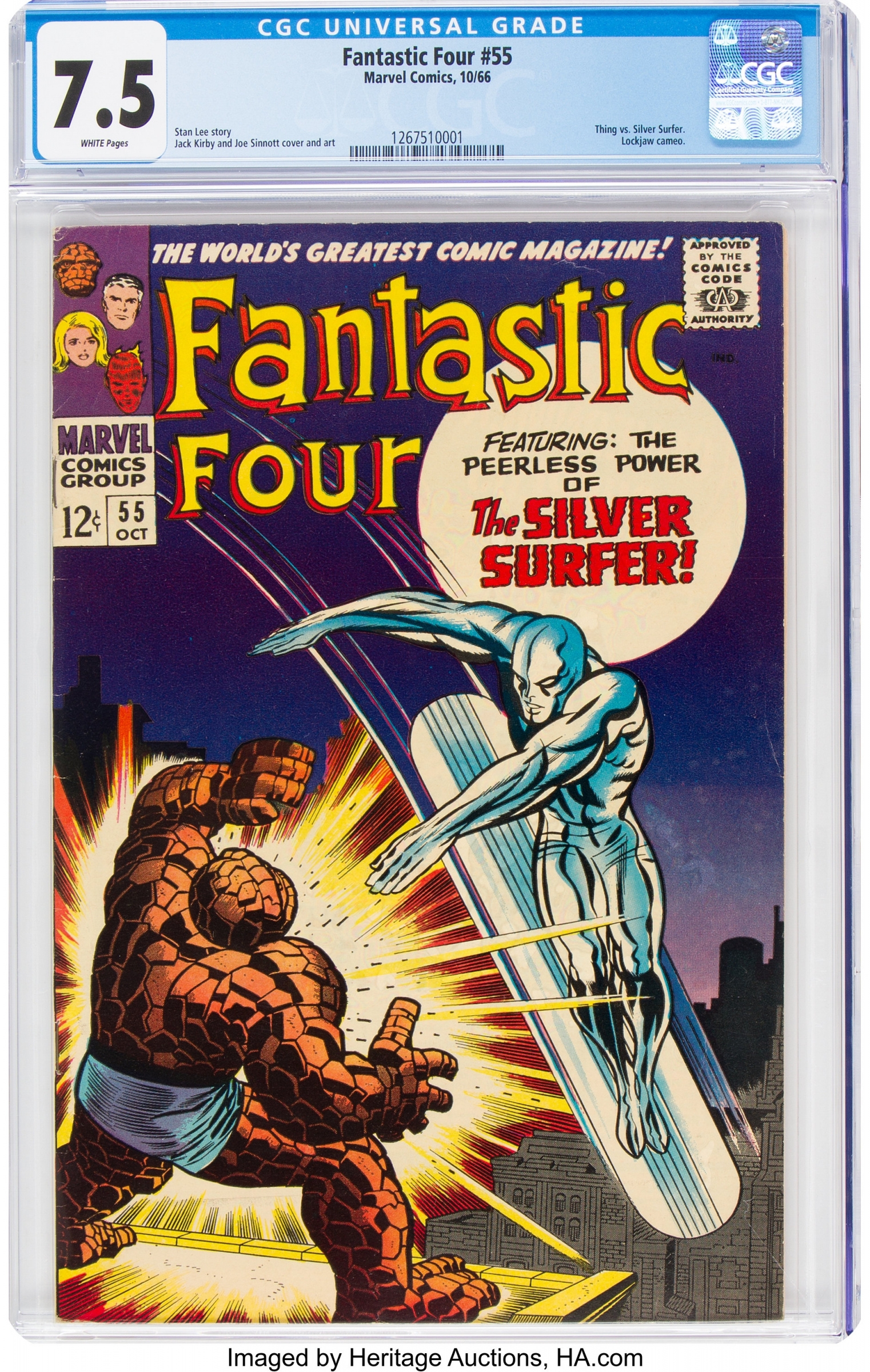 Fantastic Four #55 CGC 7.5 w