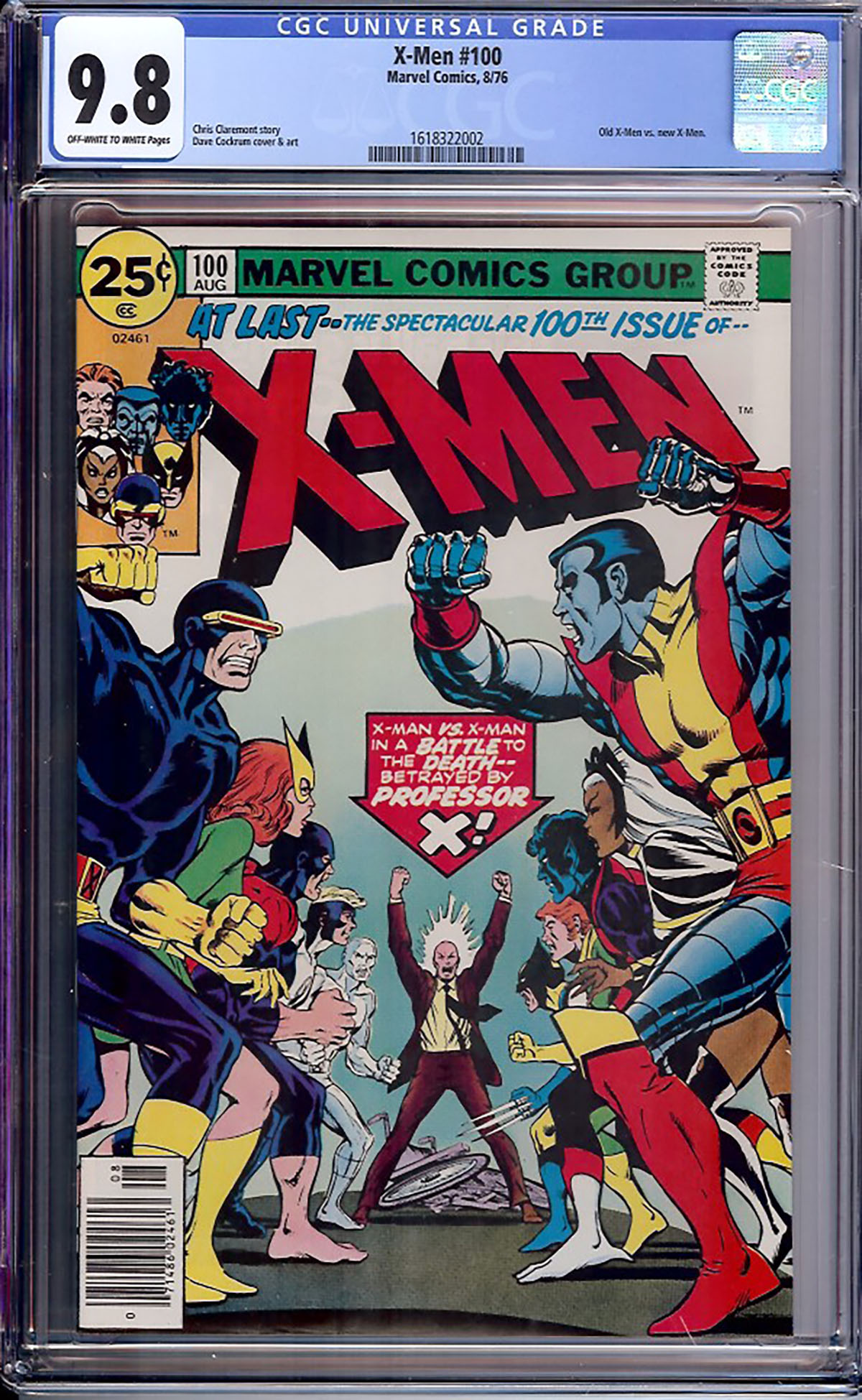 X-Men #100 CGC 9.8 ow/w