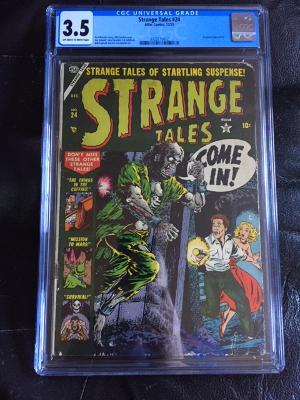 Strange Tales #24 CGC 3.5 ow/w