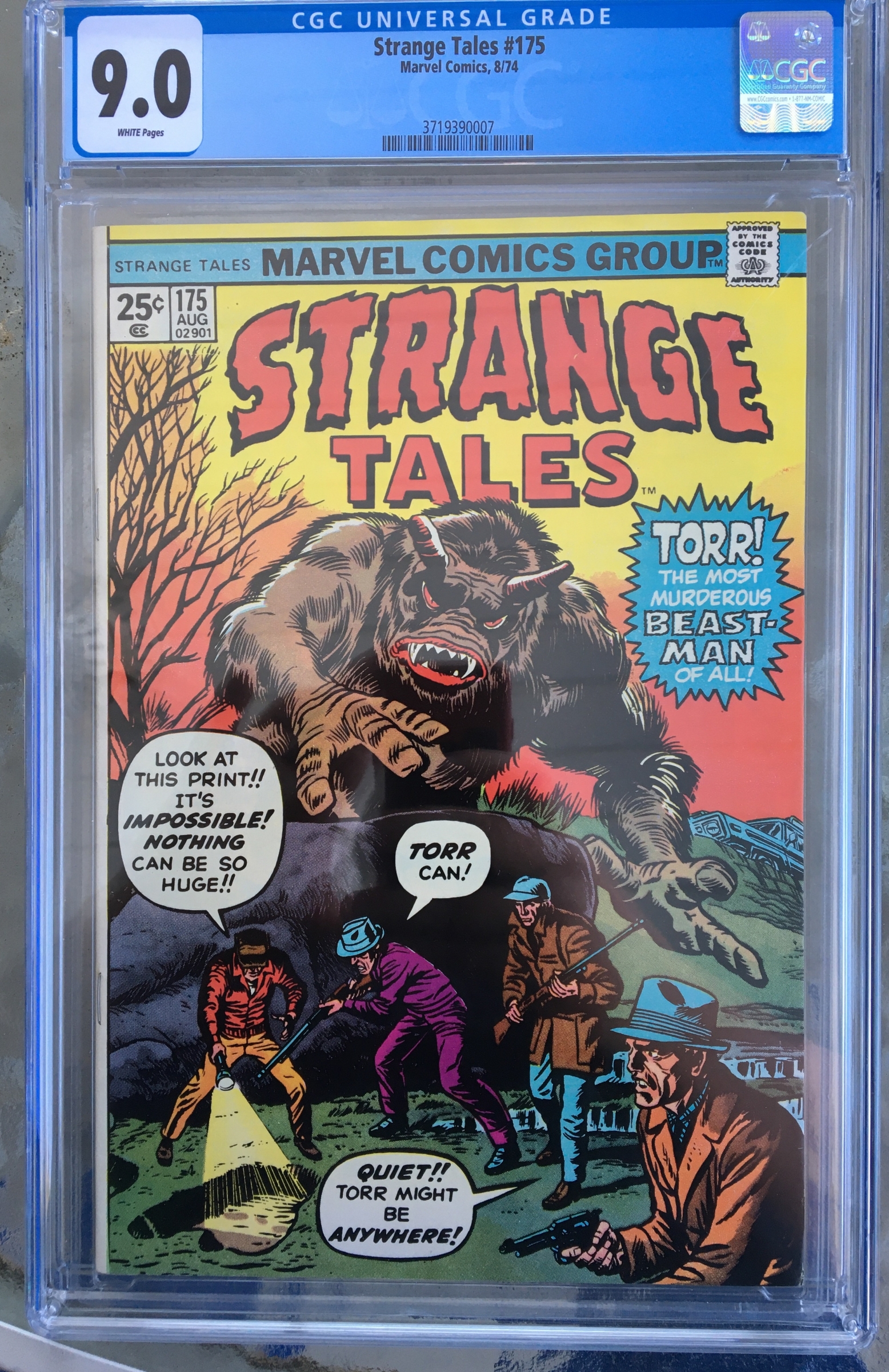 Strange Tales #175 CGC 9.0 w