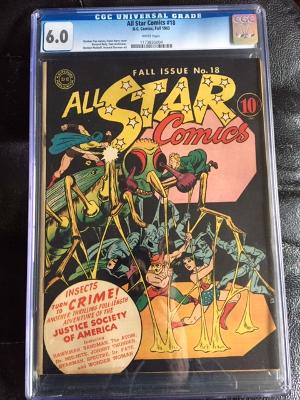 All Star Comics #18 CGC 6.0 w