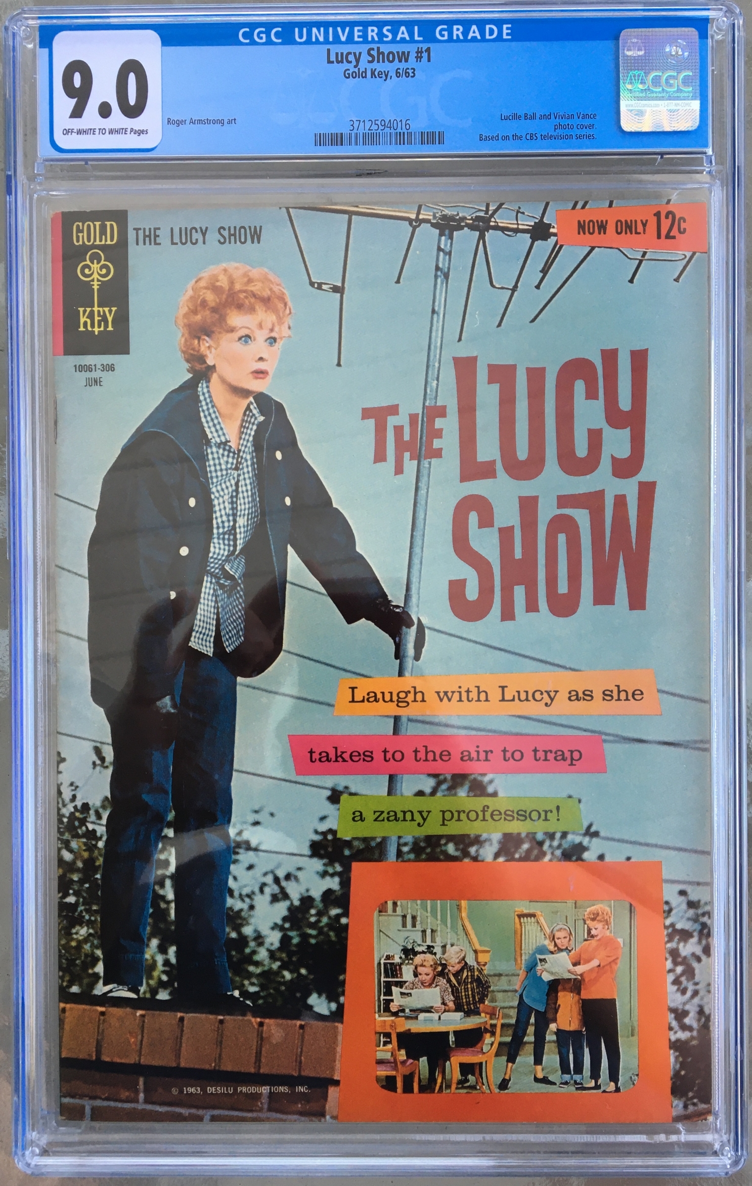Lucy Show #1 CGC 9.0 ow/w