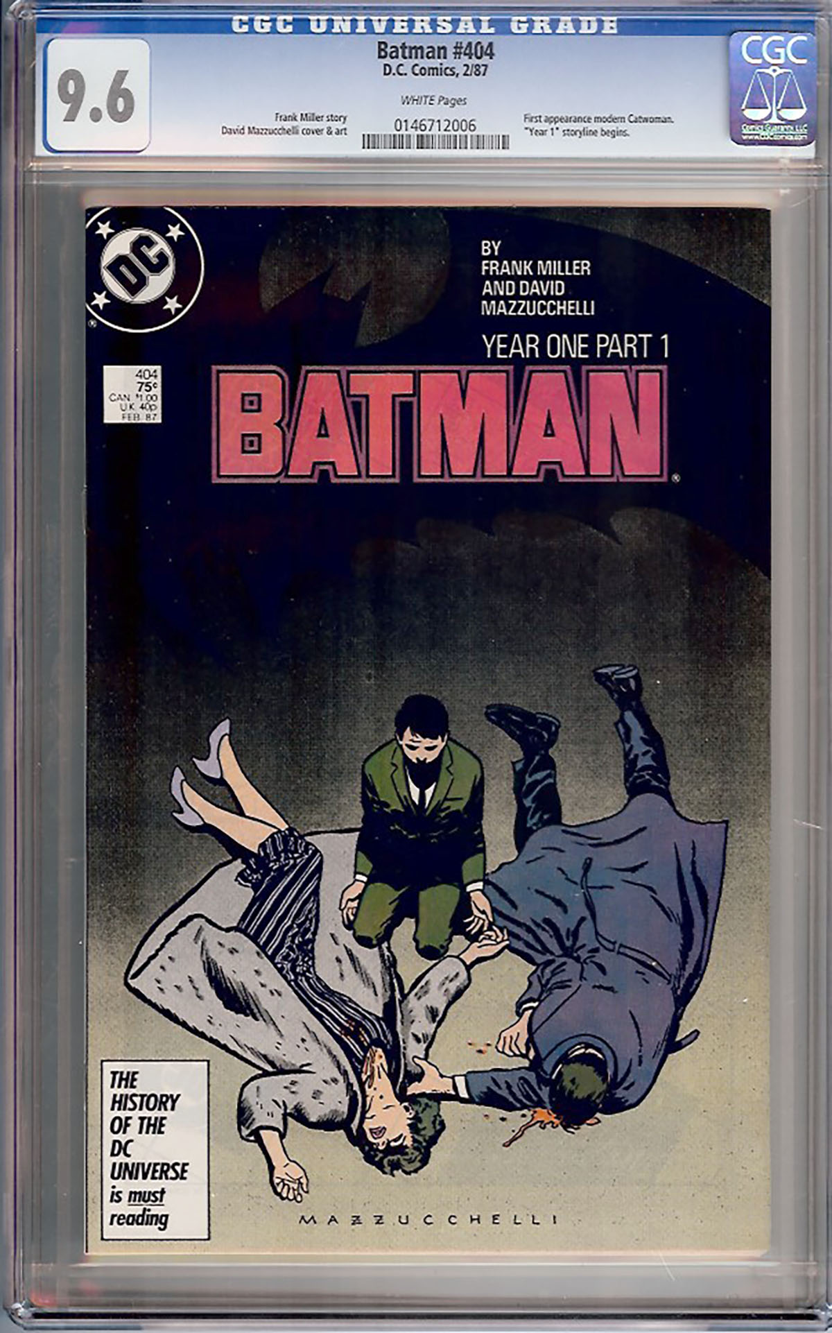 Batman #404 CGC 9.6 w