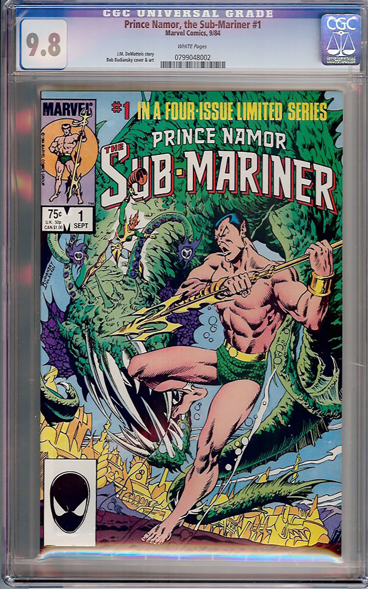 Prince Namor, the Sub-Mariner #1 CGC 9.8 w