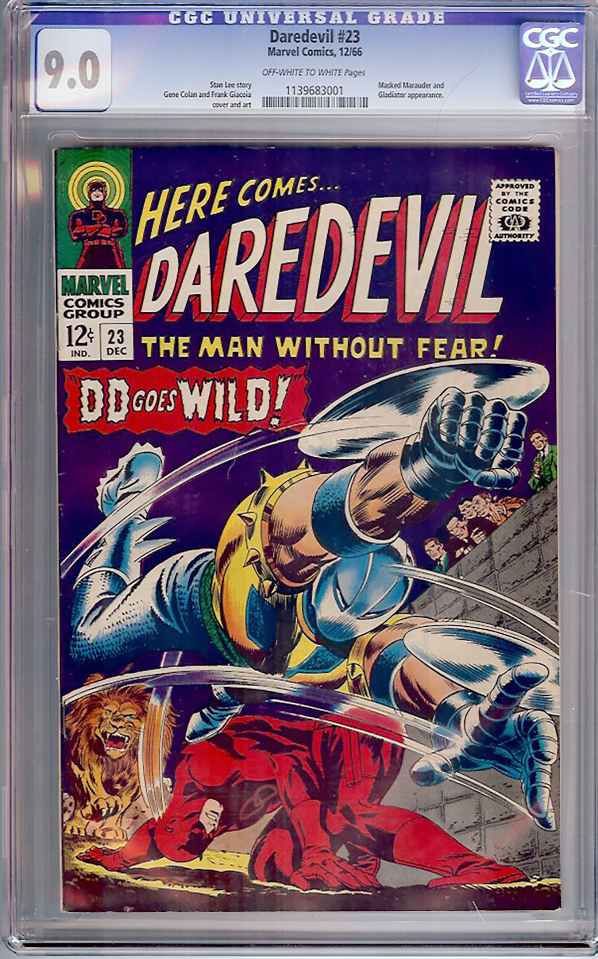 Daredevil #23 CGC 9.0 ow/w