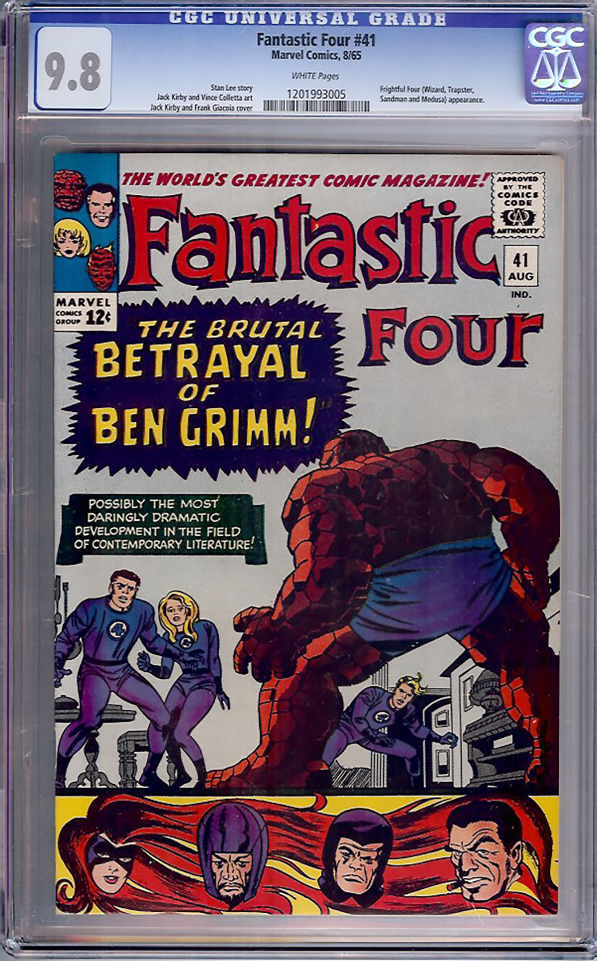 Fantastic Four #41 CGC 9.8 w