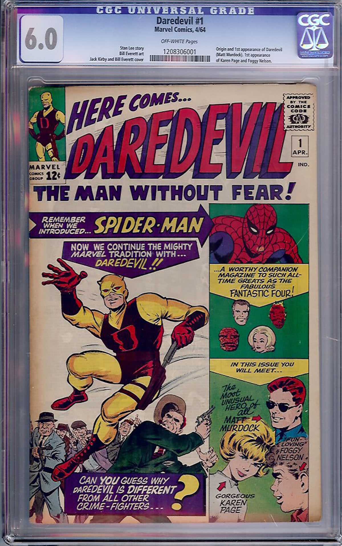 Daredevil #1 CGC 6.0 ow