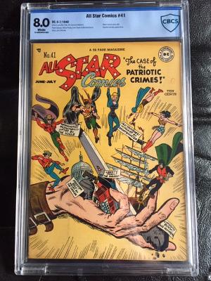 All Star Comics #41 CBCS 8.0 w