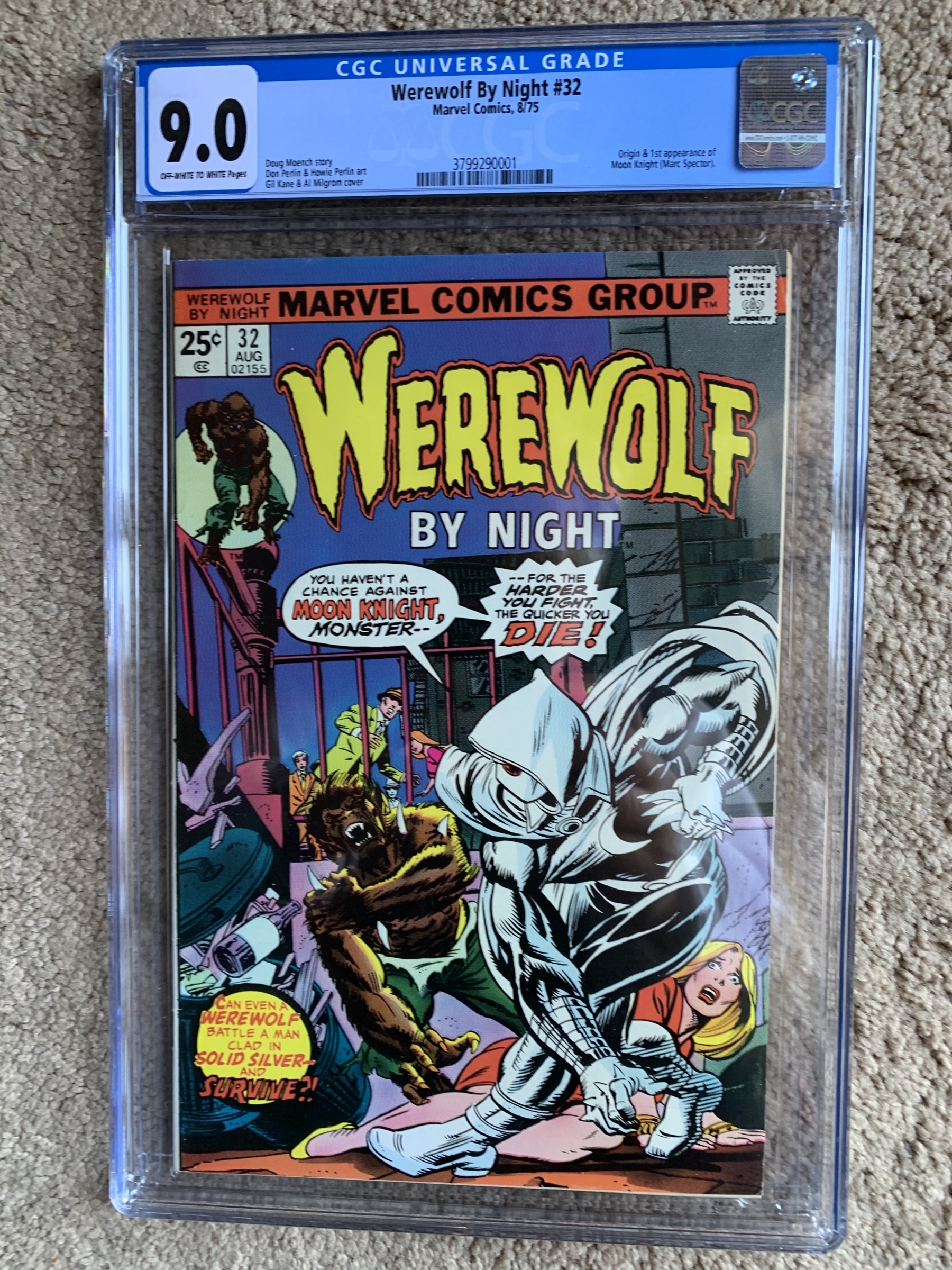 Werewolf By Night #32 CGC 9.0 ow/w