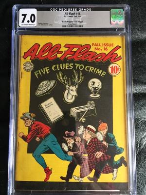 All-Flash #16 CGC 7.0 ow/w Davis Crippen ("D" Copy)