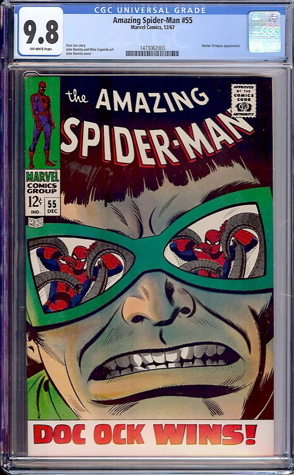 Amazing Spider-Man #55 CGC 9.8 ow