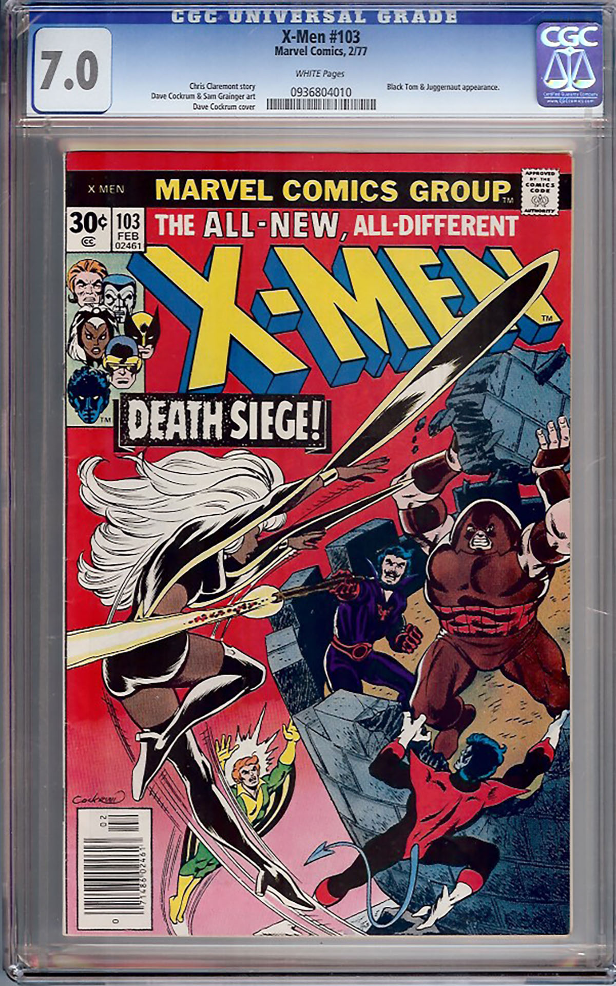 X-Men #103 CGC 7.0 w