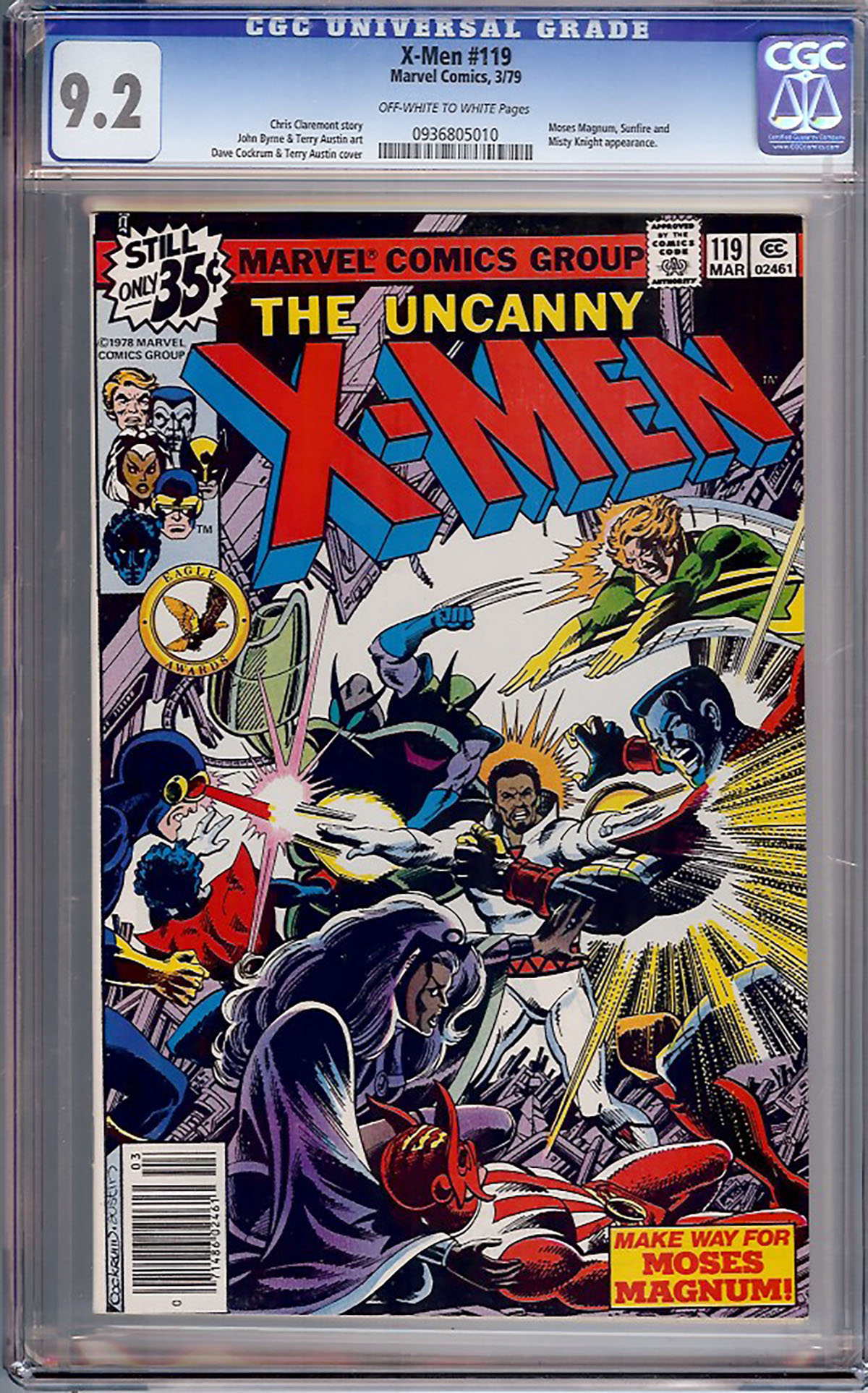 X-Men #119 CGC 9.2 ow/w