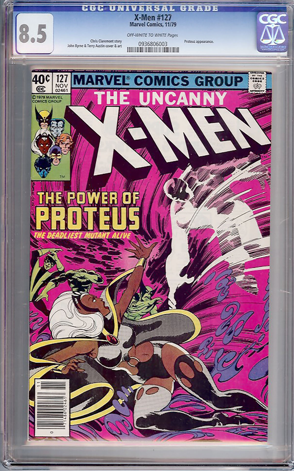 X-Men #127 CGC 8.5 ow/w