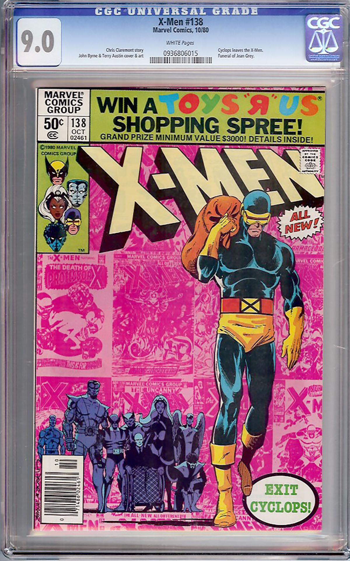 X-Men #138 CGC 9.0 w
