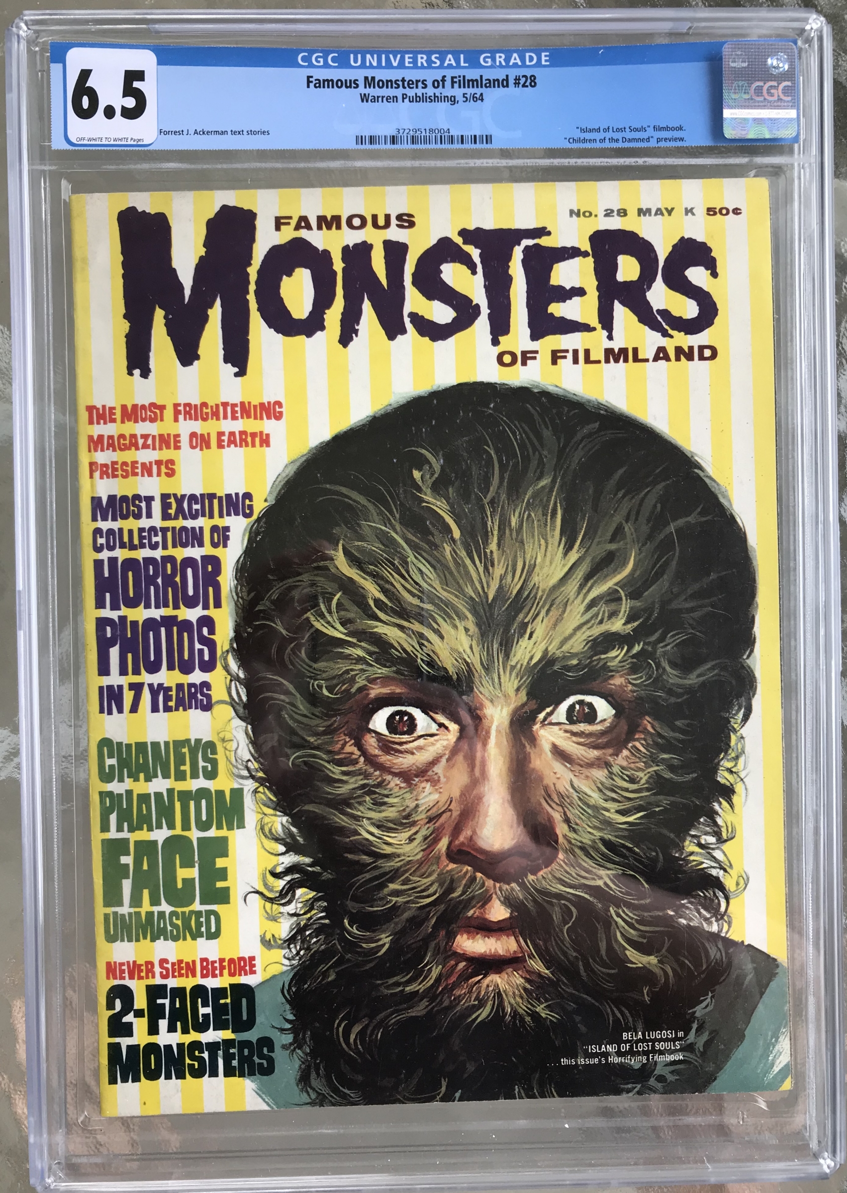Famous Monsters of Filmland #28 CGC 6.5 cr/ow