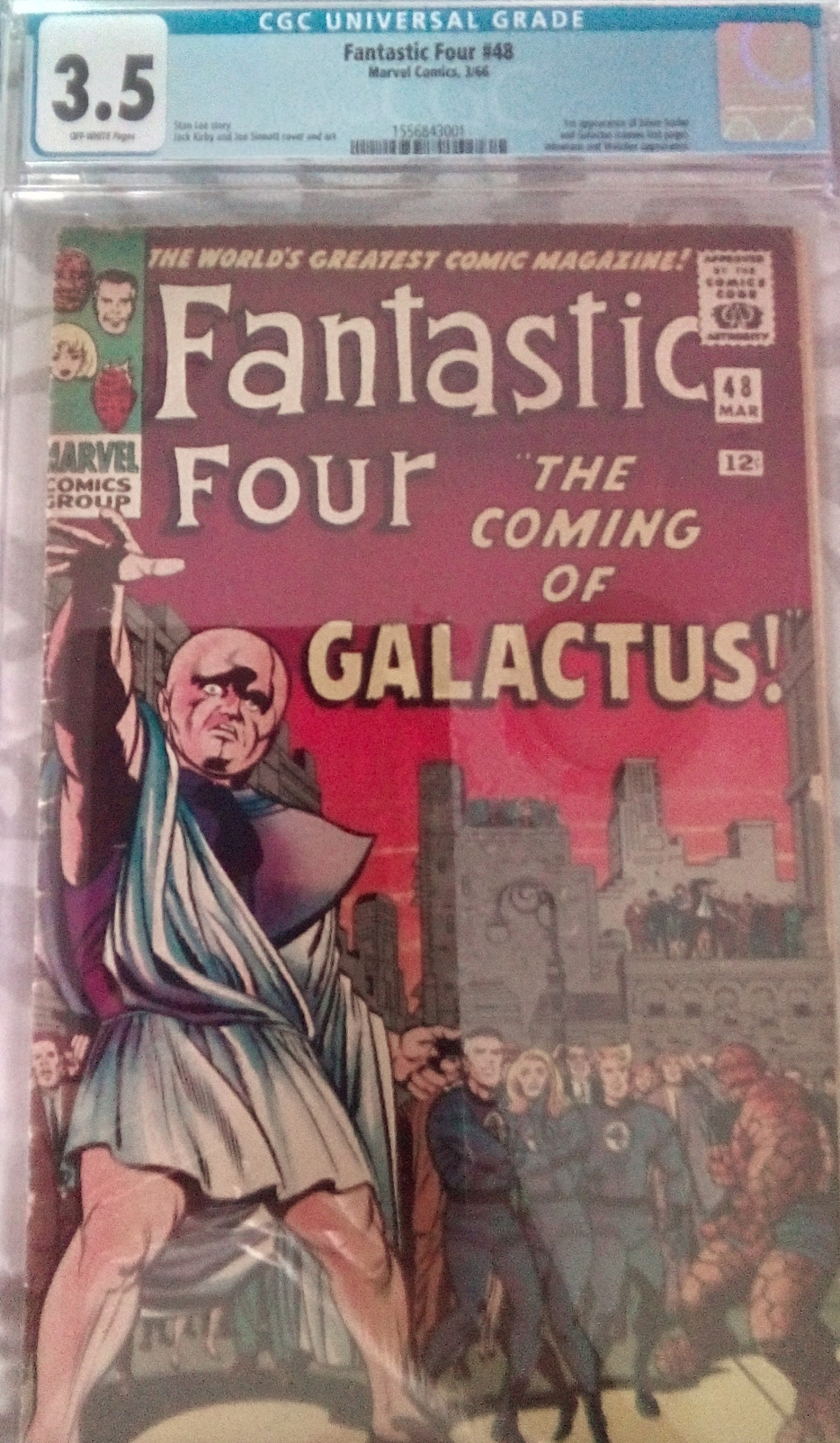 Fantastic Four #48 CGC 3.5 ow/w