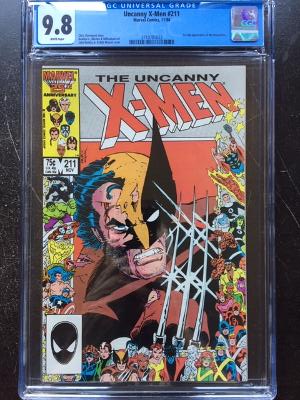 Uncanny X-Men #211 CGC 9.8 w