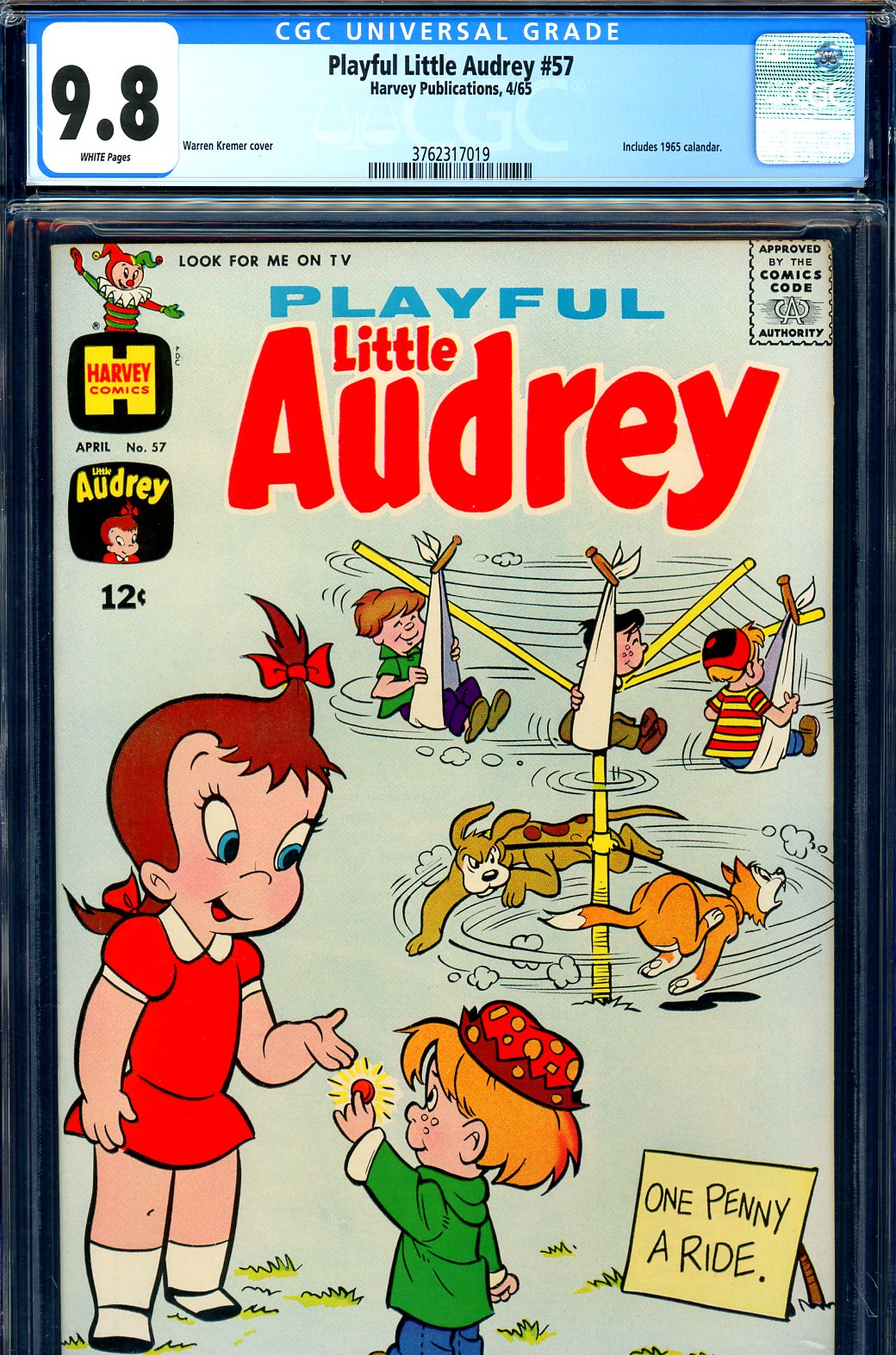 Playful Little Audrey #57 CGC 9.8 w