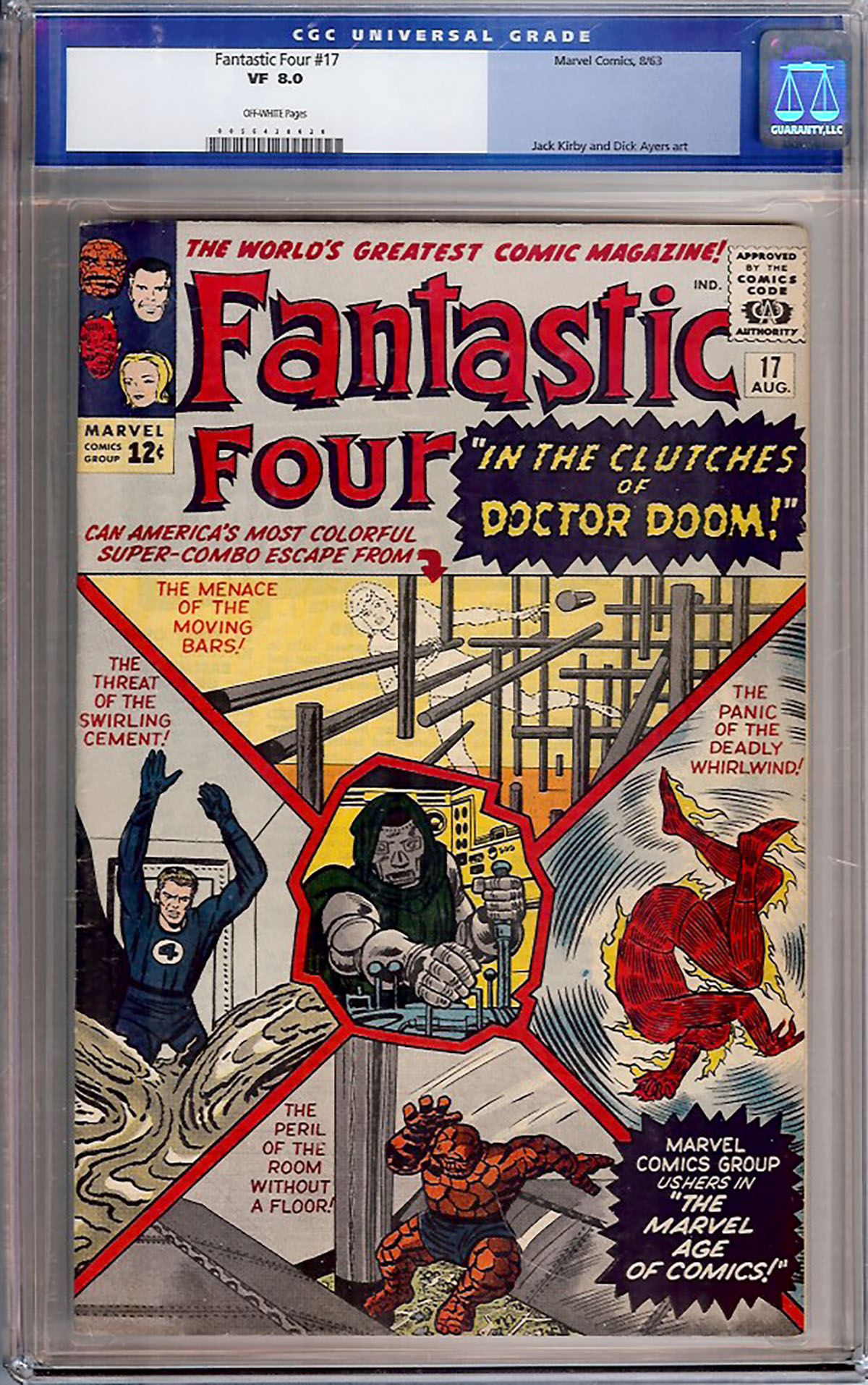 Fantastic Four #17 CGC 8.0 ow