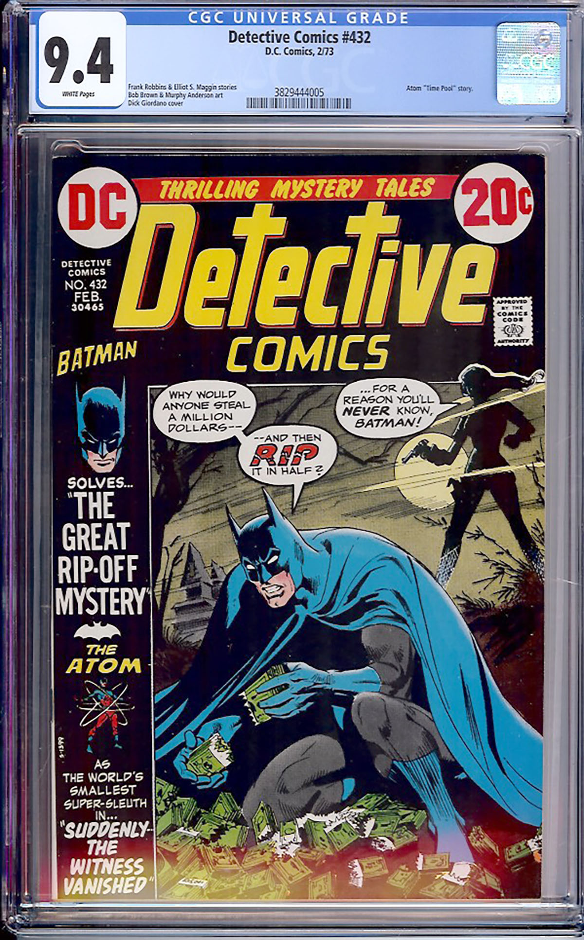 Detective Comics #432 CGC 9.4 w