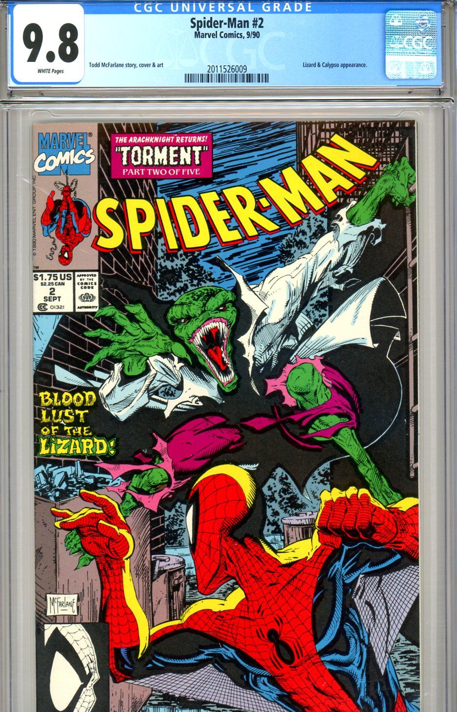 Spider-Man #2 CGC 9.8 w