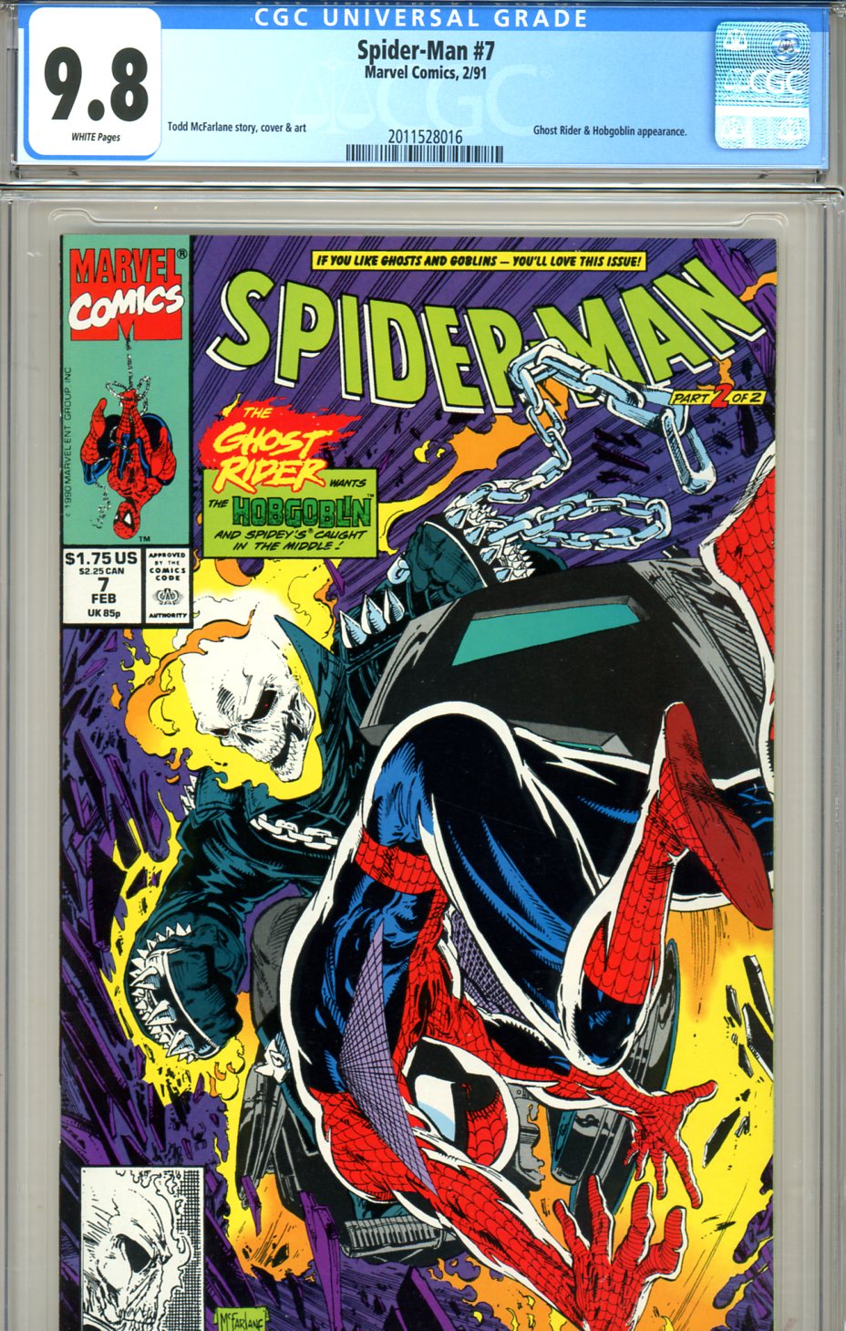 Spider-Man #7 CGC 9.8 w