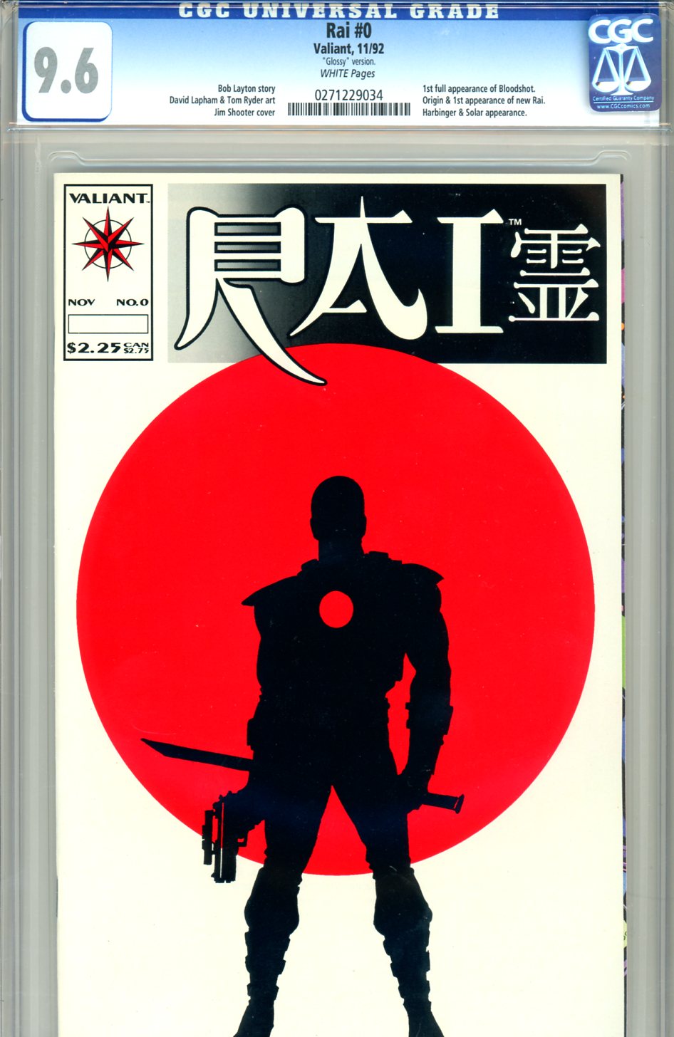 Rai #1 CGC 9.6 w "Glossy" Version