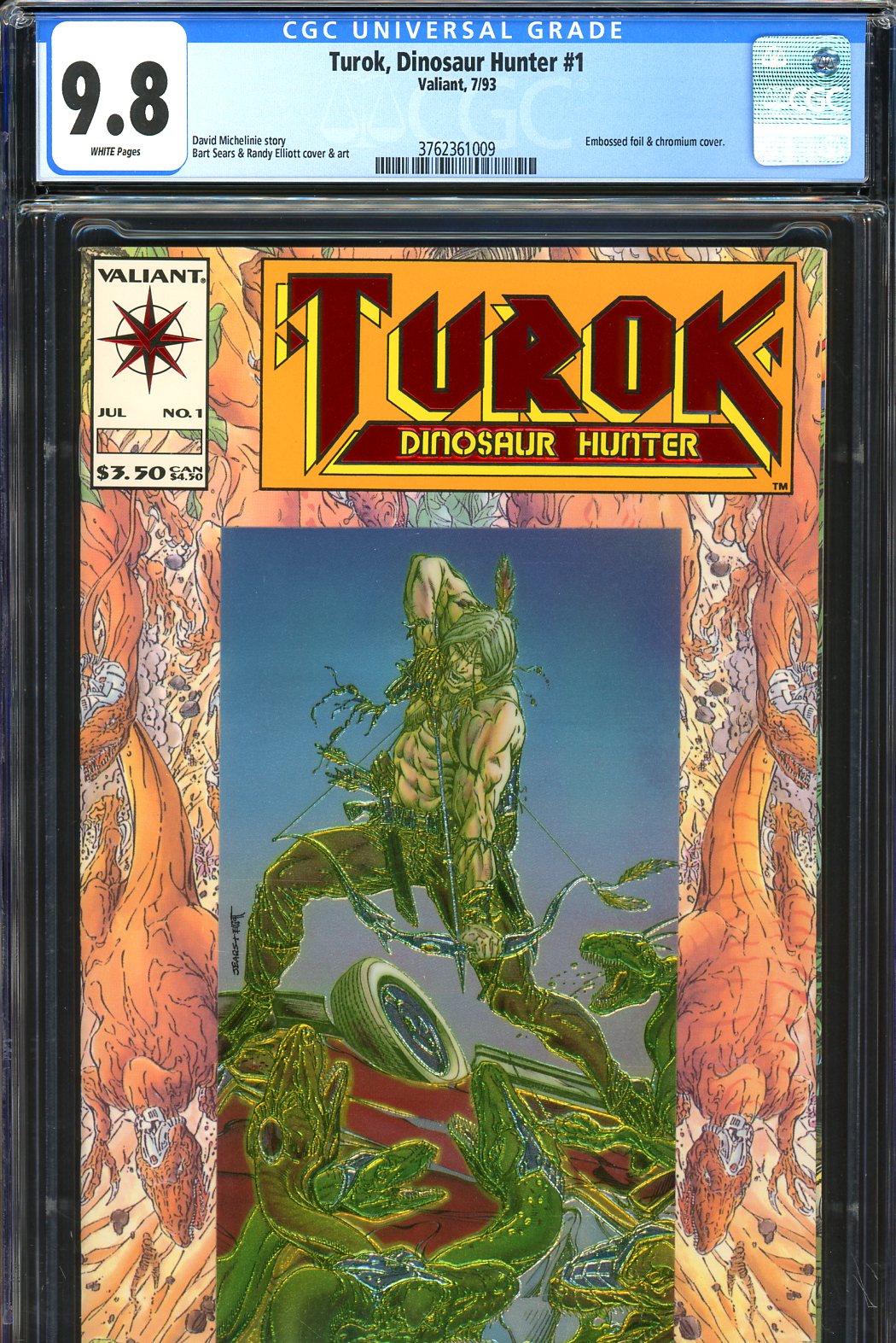Turok, Dinosaur Hunter #1 CGC 9.8 w
